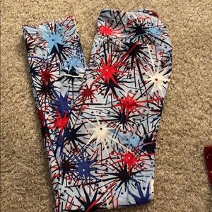 Lularoe leggings fireworks